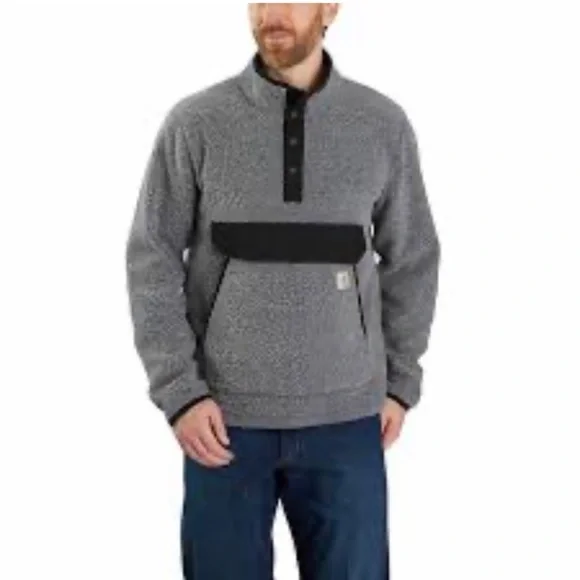 Carhartt RELAXED FIT FLEECE SNAP FRONT JACKET Size small - Picture 1 of 8